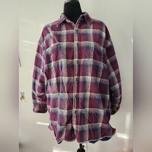 Wolverine Flannel Fleece Lined Jacket XL